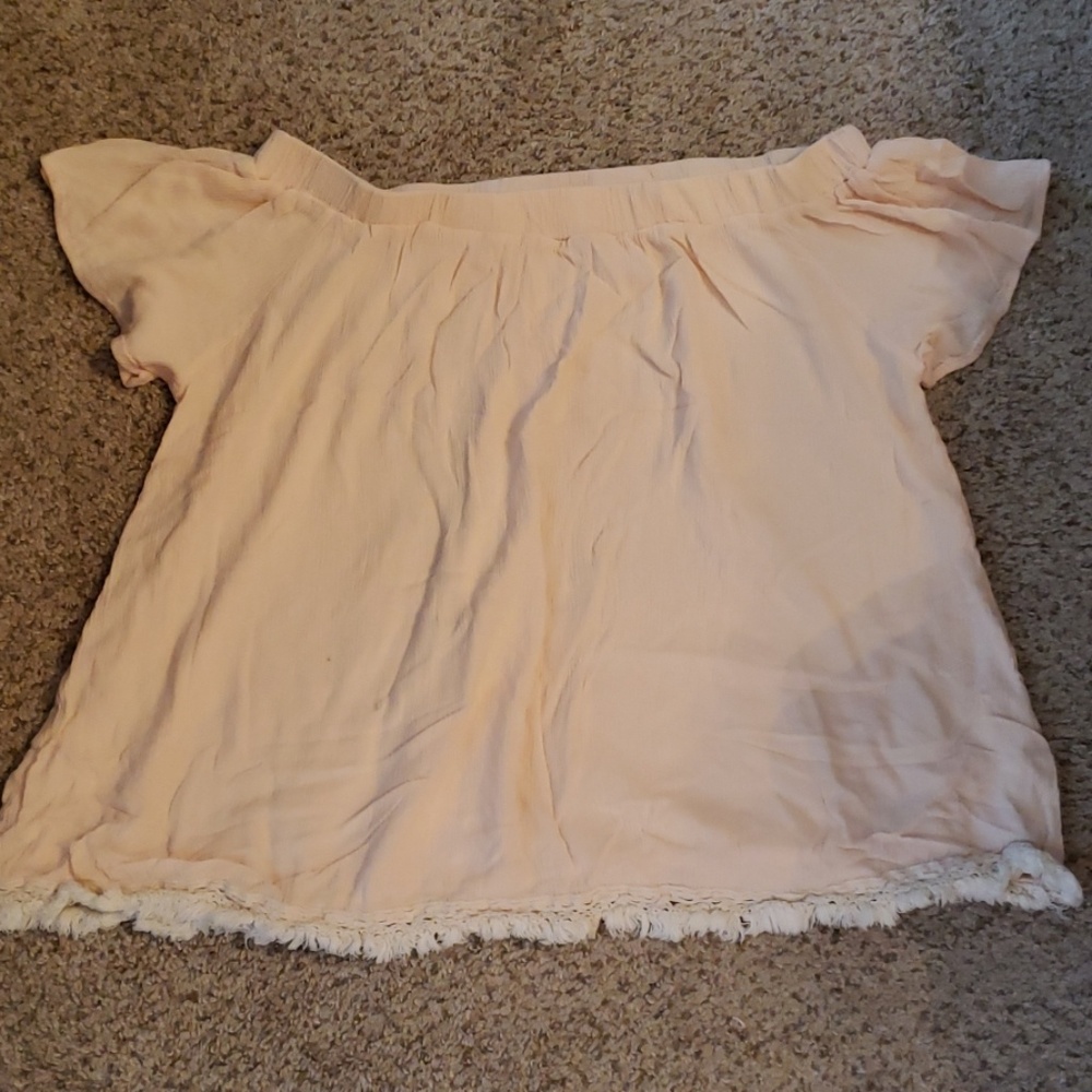 Off the shoulder blouse